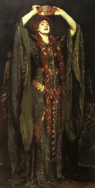 John Singer Sargent Ellen Terry as Lady Macbeth oil painting picture